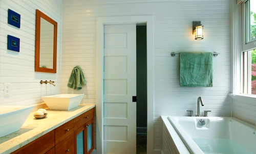 How A Sliding Door System Works Best for Bathrooms